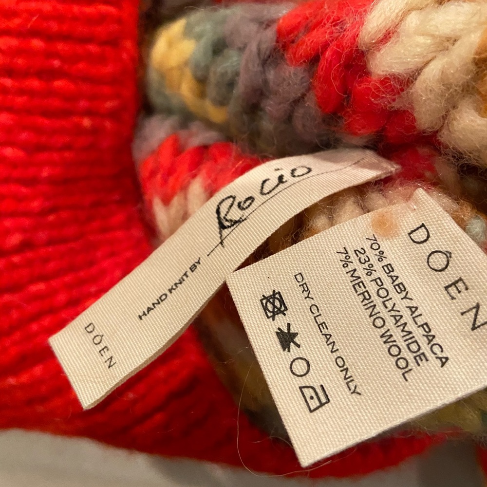 NWT Doen Field Sweater in Rainbow Knit - Picture 9 of 9